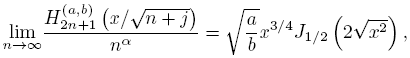 On Some Asymptotic Properties Of Classical Hermite Polynomials Modified 